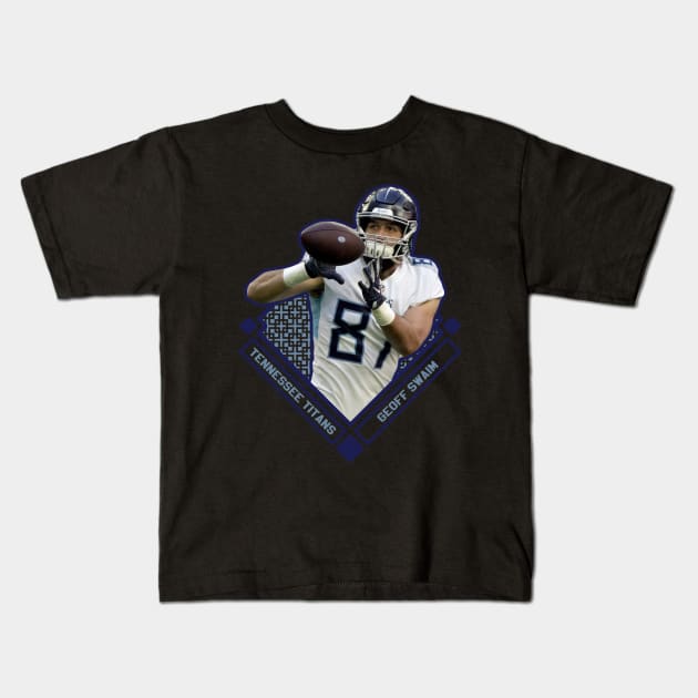 GEOFF SWAIM TENNESSEE TITANS Kids T-Shirt by hackercyberattackactivity